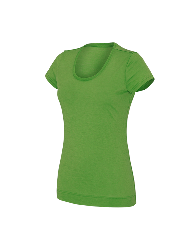Tričká, pulóvre a košele: Tričko e.s. merino light, dámske + morská zelená