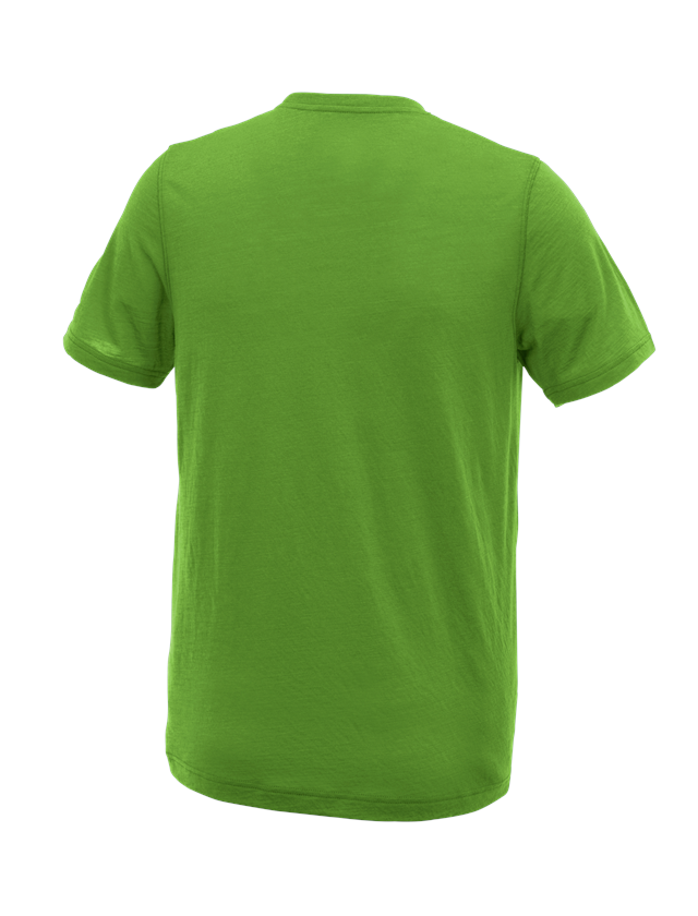 Tričká, pulóvre a košele: Tričko e.s. merino light + morská zelená 3