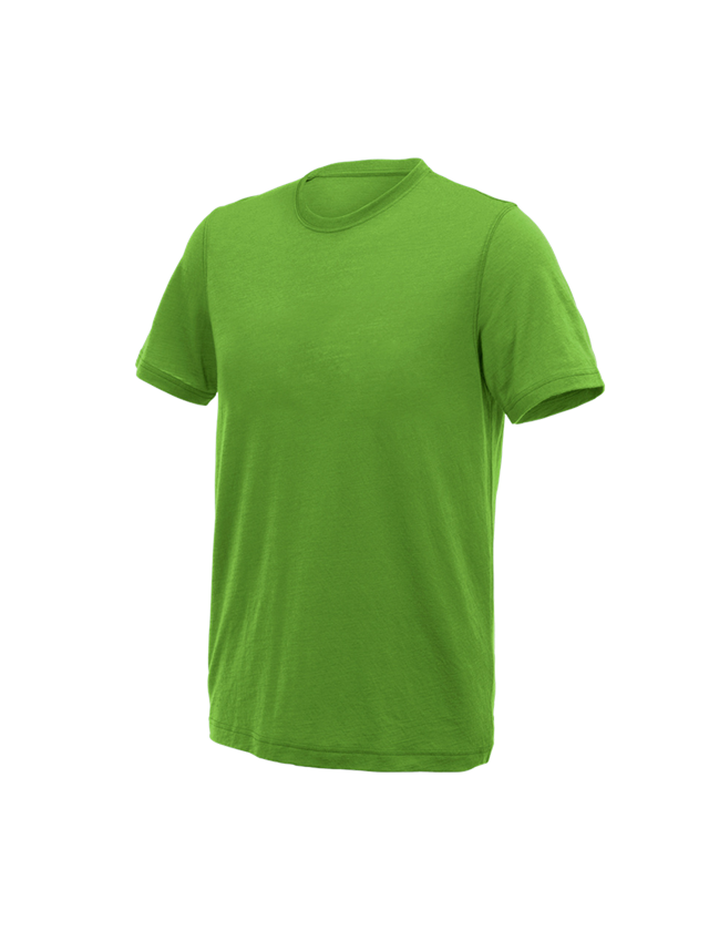 Tričká, pulóvre a košele: Tričko e.s. merino light + morská zelená 2