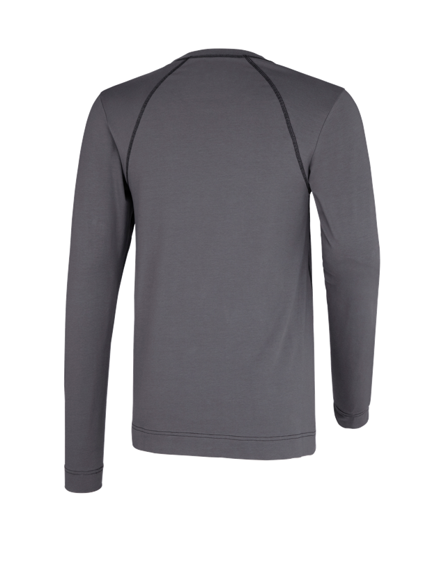 Spodná bielizeň | Termo oblečenie: Tričko s dlhým rukávom e.s. cotton stretch + cementová 3