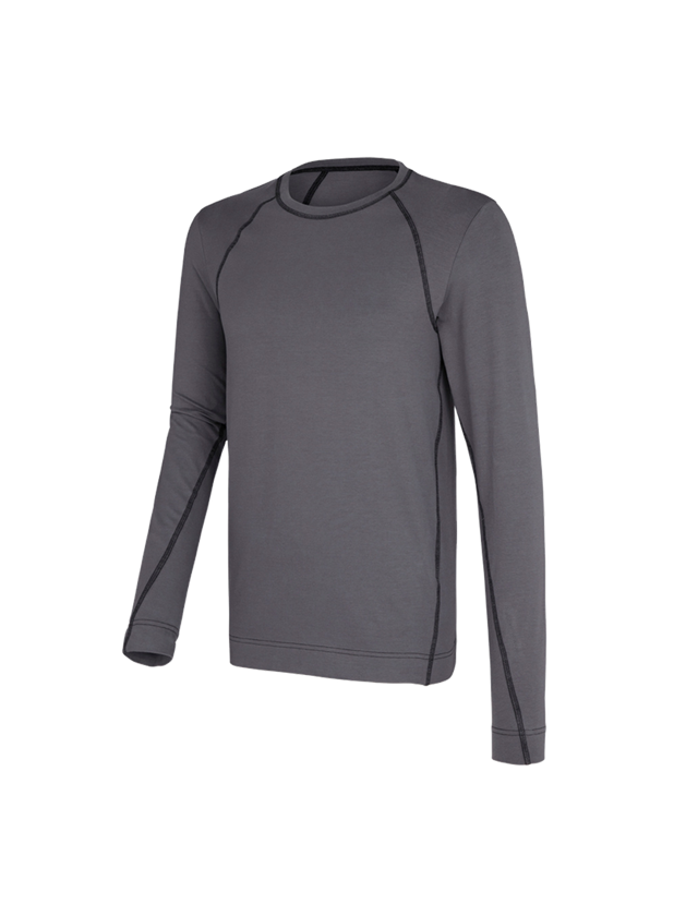 Spodná bielizeň | Termo oblečenie: Tričko s dlhým rukávom e.s. cotton stretch + cementová 2