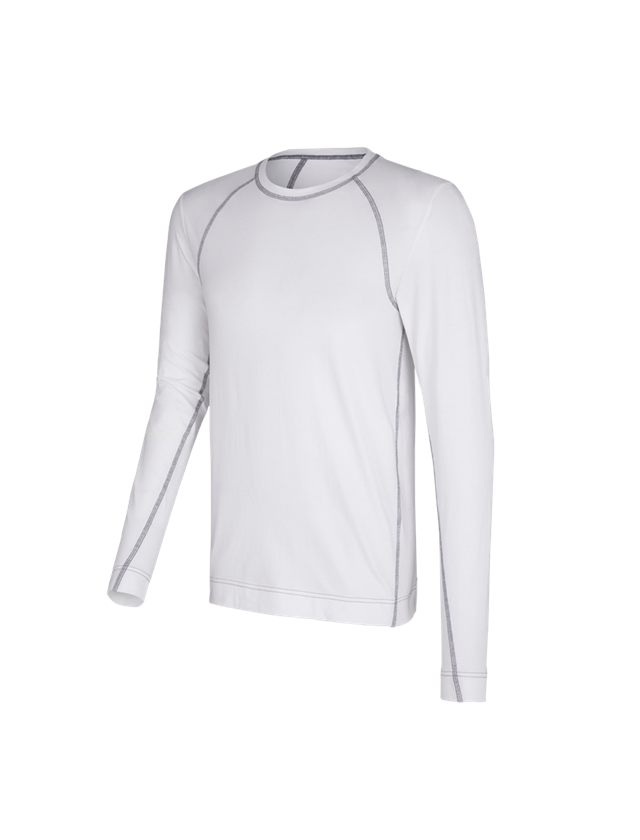 Studená: Tričko s dlhým rukávom e.s. cotton stretch + biela 2