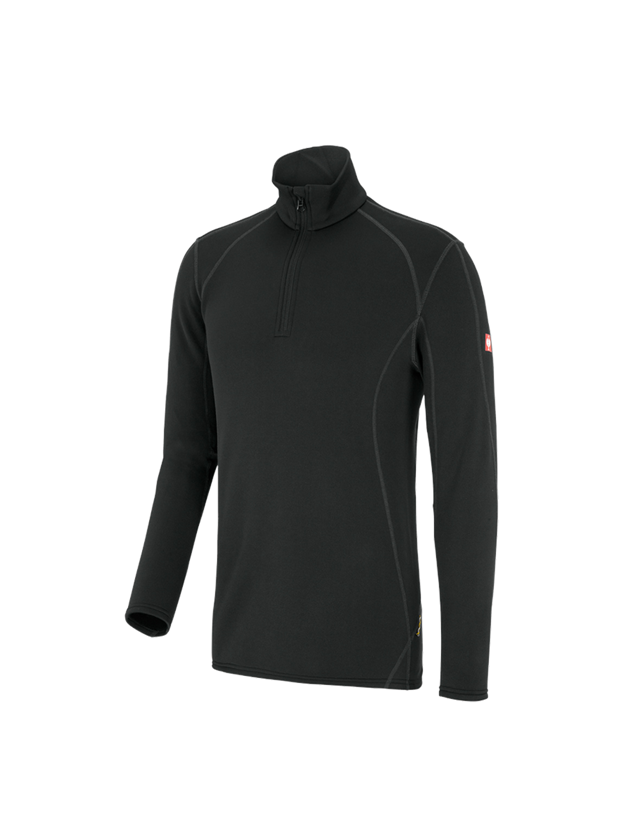 Spodná bielizeň | Termo oblečenie: Funkčný sveter e.s. termo stretch – x-warm + čierna 2