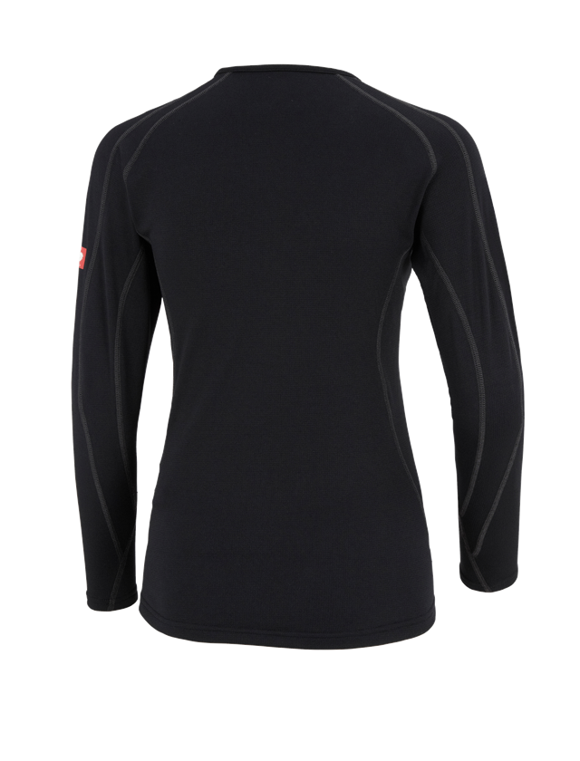 Funkčné spodné prádlo: e.s. Funk. tričko dlhým rukávom clima pro–warm,d + čierna 1