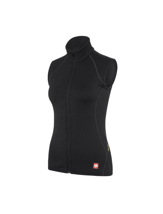 Funkčné spodné prádlo: e.s. Funkčná vesta termo stretch, x-warm, dámske + čierna