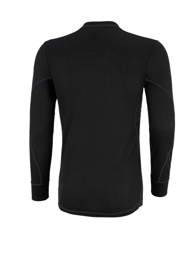 Spodná bielizeň | Termo oblečenie: Funkčné tričko s dlhým rukávom e.s. basis-light + čierna 3