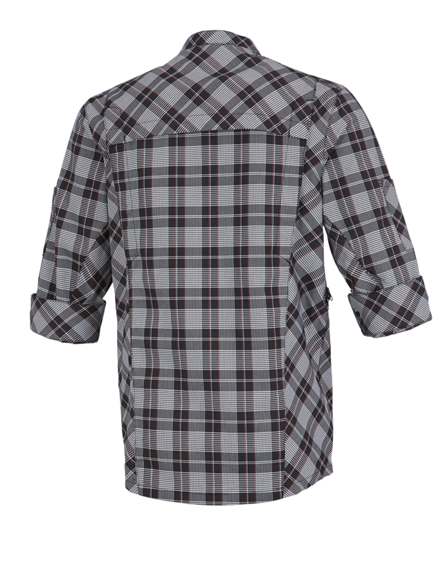 Tričká, pulóvre a košele: Pracovná bunda s krátkym rukávom e.s.fusion,pánska + čierna/biela/červená 1