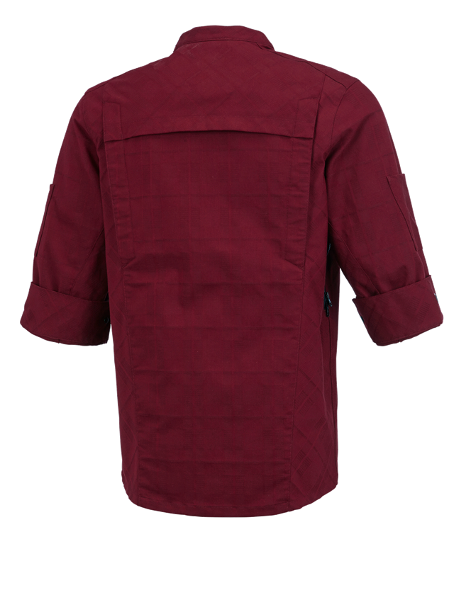 Pracovné bundy: Pracovná bunda s krátkym rukávom e.s.fusion,pánska + rubínová 1
