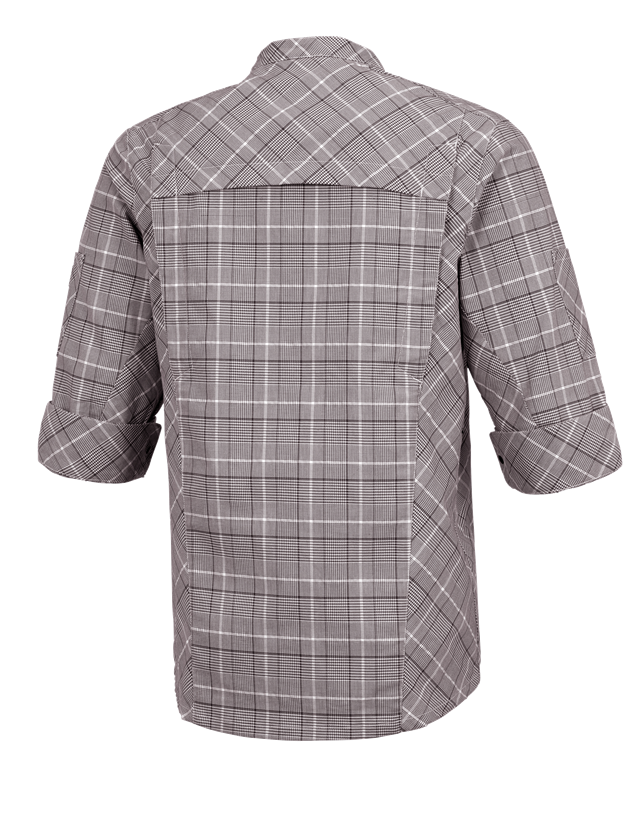 Tričká, pulóvre a košele: Pracovná bunda s krátkym rukávom e.s.fusion,pánska + gaštanová/biela 1