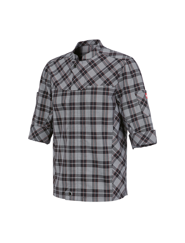 Tričká, pulóvre a košele: Pracovná bunda s krátkym rukávom e.s.fusion,pánska + čierna/biela/červená