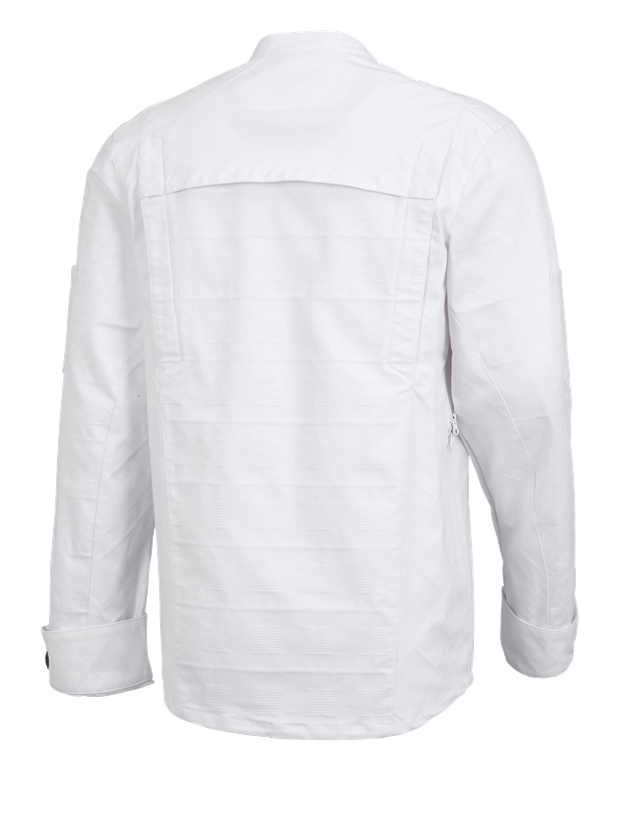 Pracovné bundy: Pracovná bunda s dlhým rukávom e.s.fusion, pánska + biela 1