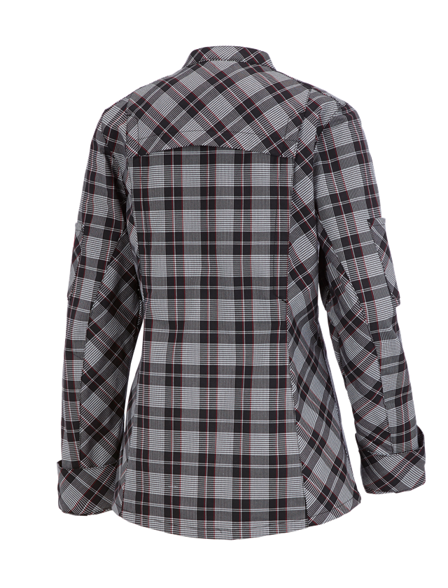 Tričká, pulóvre a košele: Pracovná bunda s dlhým rukávom e.s.fusion, dámska + čierna/biela/červená 1