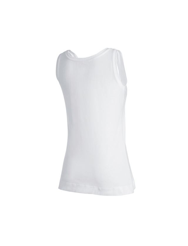 Tričká, pulóvre a košele: Tielko e.s. cotton stretch, dámske + biela 3