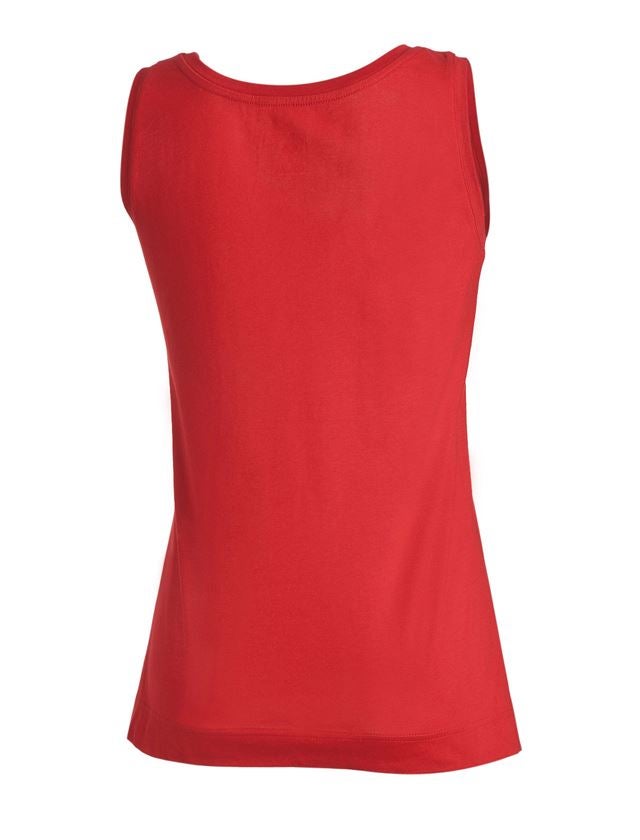 Tričká, pulóvre a košele: Tielko e.s. cotton stretch, dámske + ohnivá červená 2
