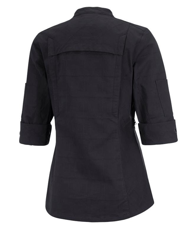Pracovné bundy: Pracovná bunda s 3/4 rukávom e.s.fusion, dámska + čierna 1