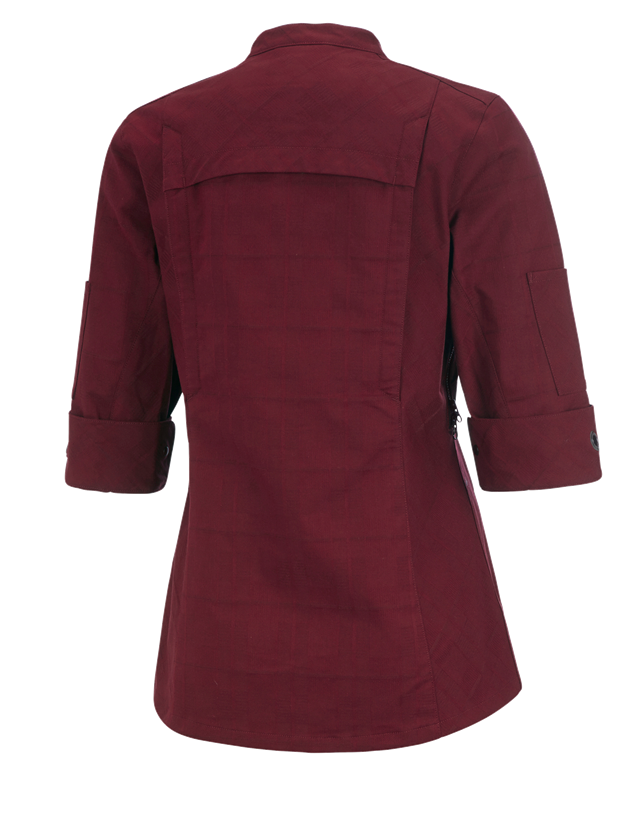 Tričká, pulóvre a košele: Pracovná bunda s 3/4 rukávom e.s.fusion, dámska + rubínová 1