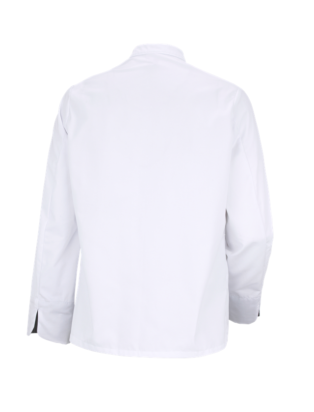 Témy: Kuchárska bunda Elegance s dlhým rukávom + biela/čierna 1