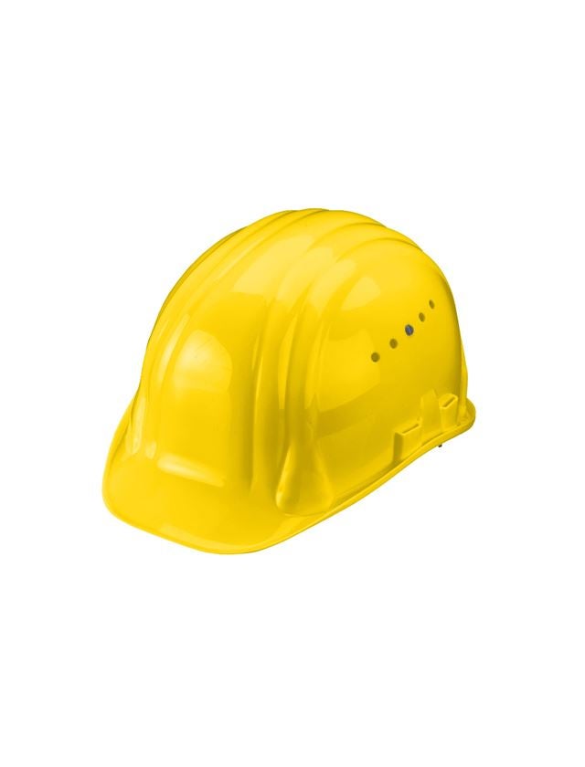 Ochranné prilby: Ochranná prilba Baumeister, 6-bodová,otočný uzáver + žltá