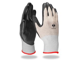 PU ochranné rukavice voči prerezaniu, cut B