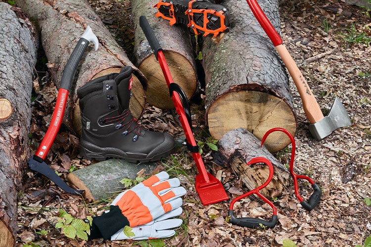 Ďalšie vybavenie pre bezpečnosť práce pri lesných prácach